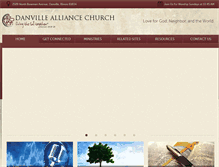Tablet Screenshot of danvillealliancechurch.com